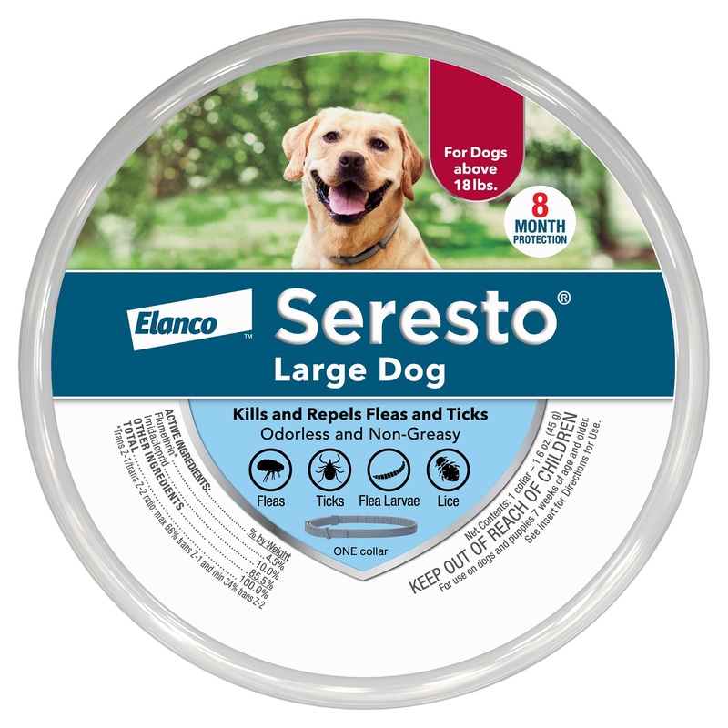 Seresto for Large Dogs 8 Month Flea and Tick Prevention Collar