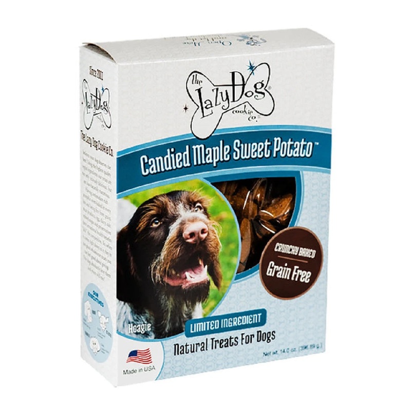 THE LAZY DOG COOKIE CO  INC THE LAZY DOG COOKIE CO. GRAIN-FREE CANDIED MAPLE SWEET POTATO LIMITED INGREDIENT CRUNCHY B