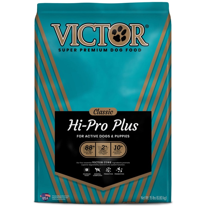 Victor Hi-Pro Plus Formula Dry Dog Food  15 lb