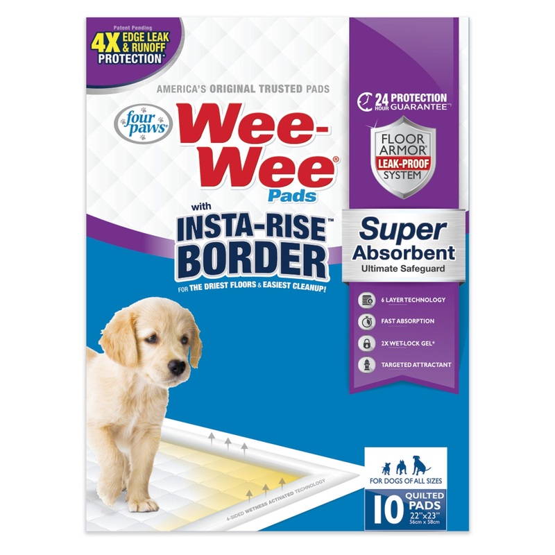 Wee-Wee Insta-Rise Border Pad