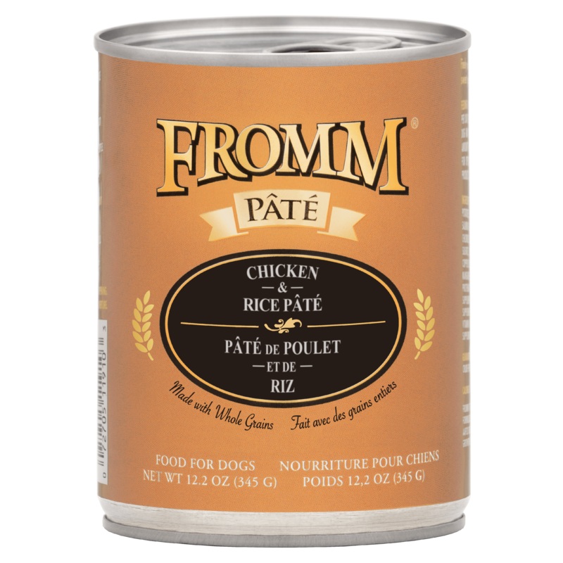 Fromm Chicken & Rice Pt Food for Dogs 12.2 oz