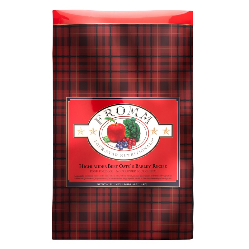 Fromm Four-Star Nutritionals Highlander Beef, Oats, 'n Barley Recipe Food for Dogs 26 lb