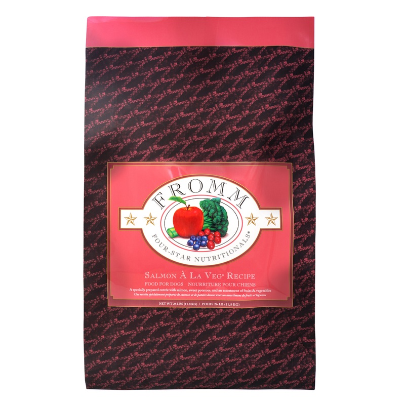 Fromm Four-Star Nutritionals Salmon  La Veg Food for Dogs 26 lb