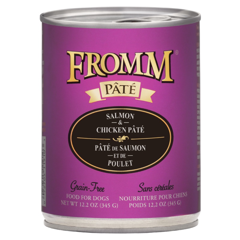 Fromm Salmon & Chicken Pt Food for Dogs 12.2 oz