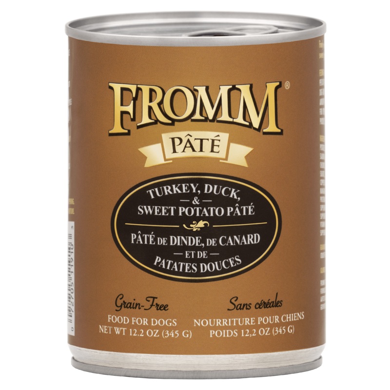 Fromm Turkey, Duck & Sweet Potato Pt Food for Dogs 12.2 oz