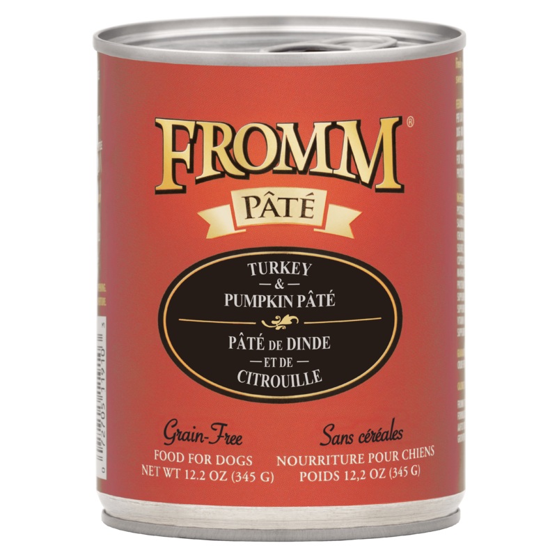 Fromm Turkey & Pumpkin Pt Food for Dogs 12.2 oz