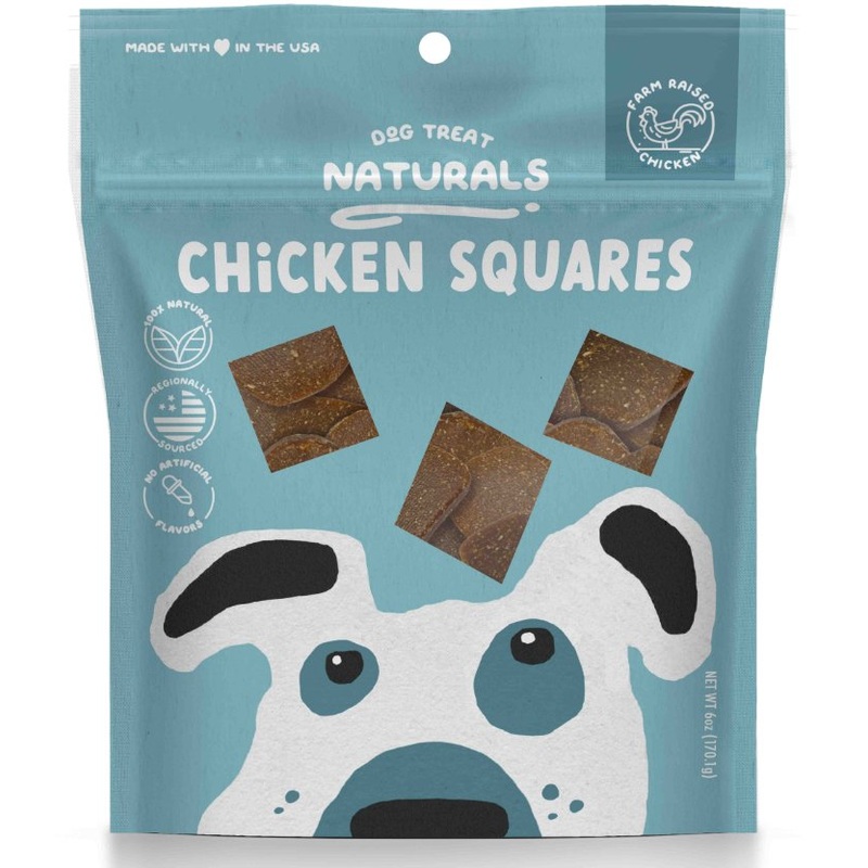 Dog Treat Naturals Chicken Squares