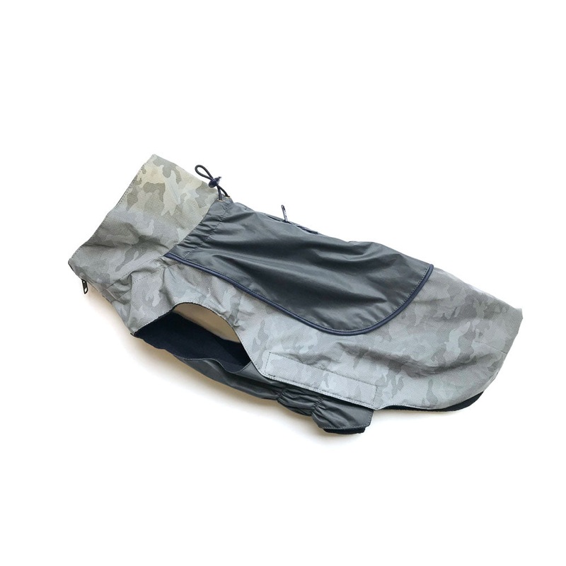 Doggie-Q Camo Taffeta Reflective Jacket