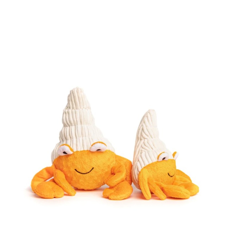 fabdog faball Squeak Toy - Hermit Crab