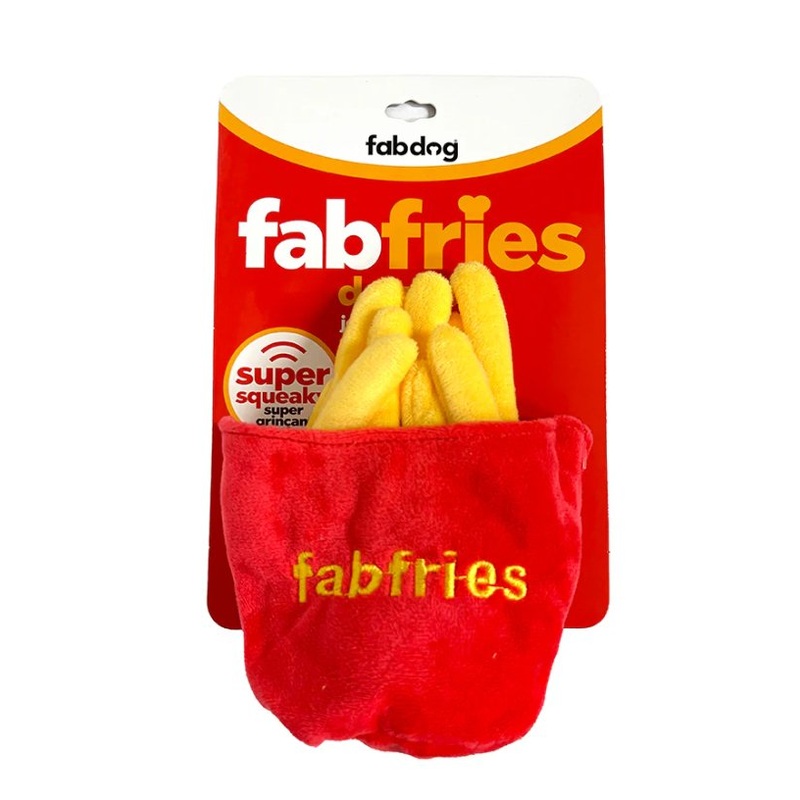 fabdog Foodies Squeak Toy - Fries
