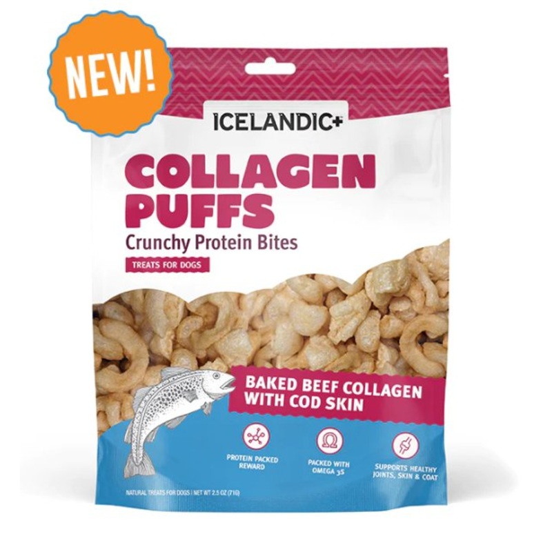 Icelandic+ Collagen Puffs for Dogs - Cod Skin