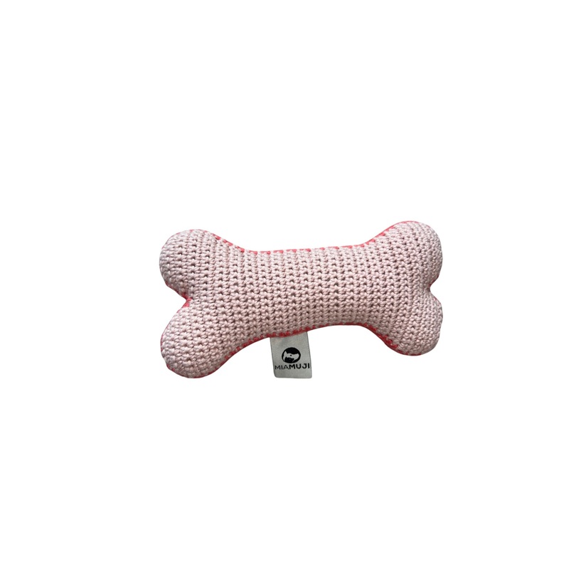 MiaMuji Crochet Dog Toy - Medium Bone