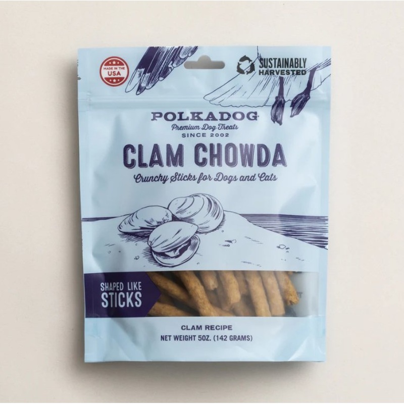 polkadog Clam Chowda Crunchy Sticks