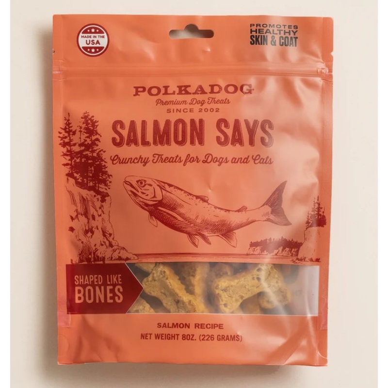 polkadog Salmon Says - Bones