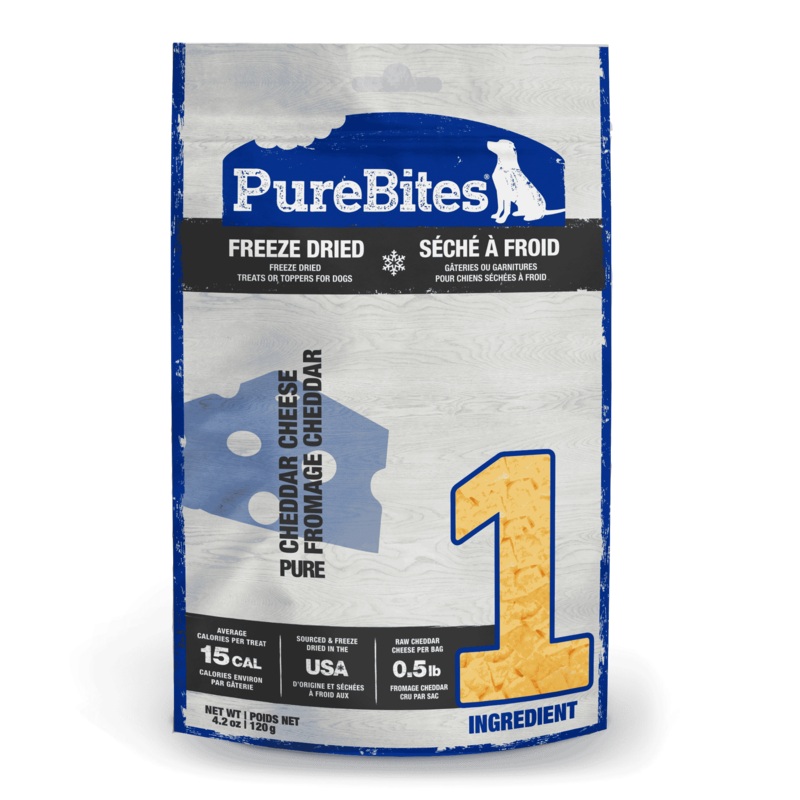 PureBites Freeze Dried Treats - Cheddar Cheese - Canine