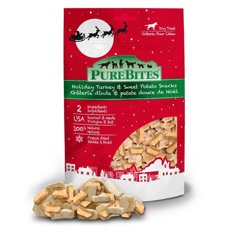 PureBites Freeze Dried Treats - Holiday Turkey + Sweet Potato - Canine