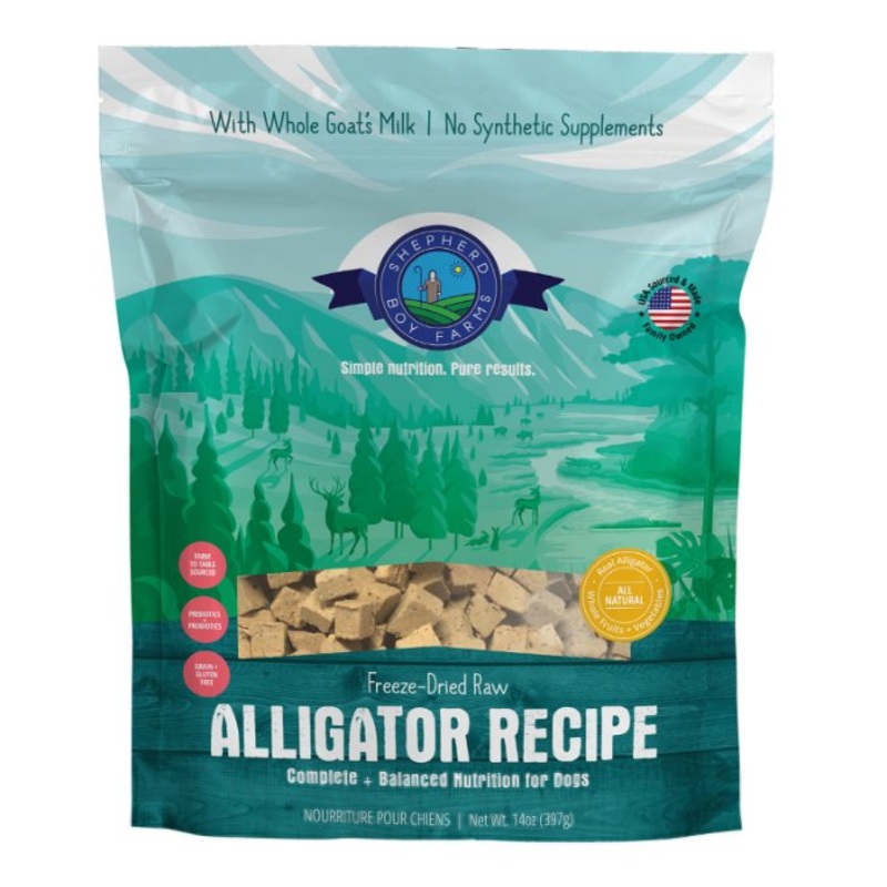 Shepherd Boy Farms Freeze-Dried Raw Treat - Alligator