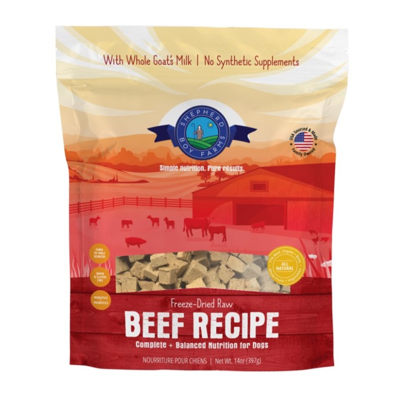 Shepherd Boy Farms Freeze-Dried Raw Treat - Beef