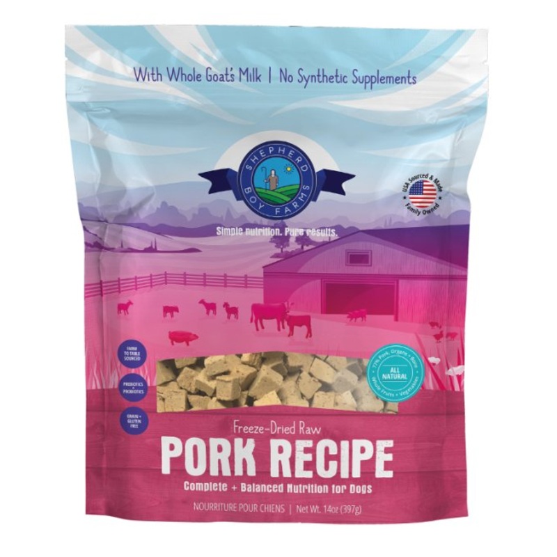 Shepherd Boy Farms Freeze-Dried Raw Treat - Pork