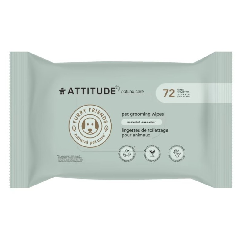 Attitude Pet Grooming Wipes