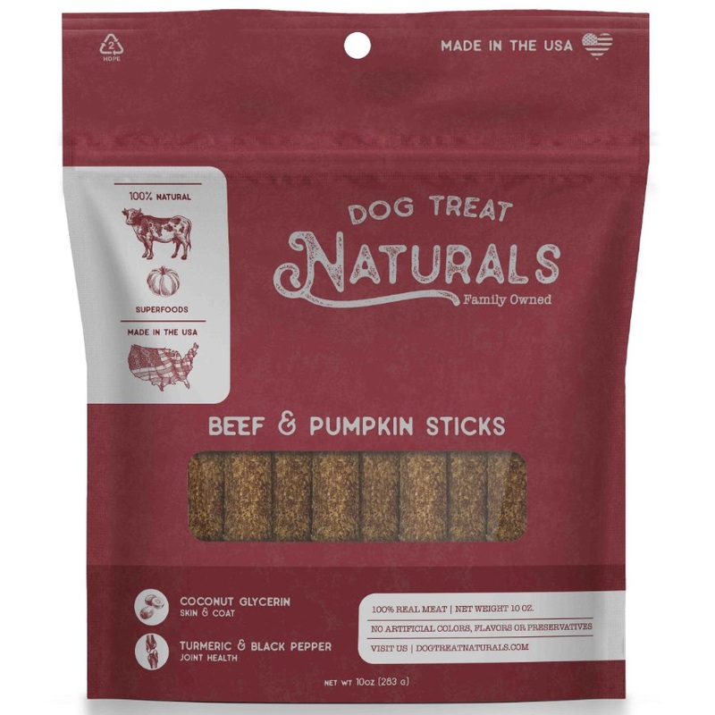 Dog Treat Naturals Superfood Sticks - Beef & Pumpkin