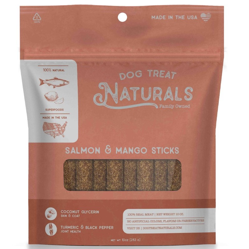 Dog Treat Naturals Superfood Sticks - Salmon & Mango