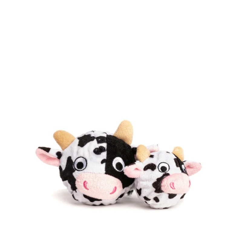 fabdog faball Squeak Toy - Cow