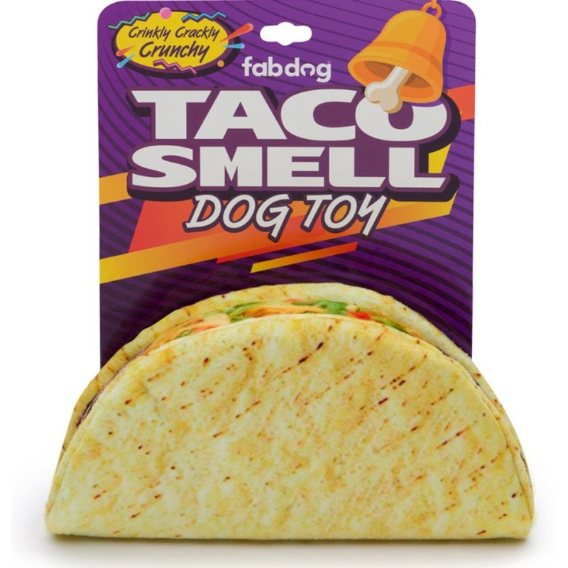 fabdog Foodies Squeak Toy - Taco Smell