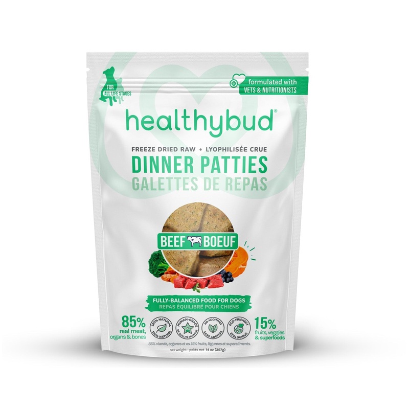 healthybud Freeze-Dried Dinner Patties - Beef