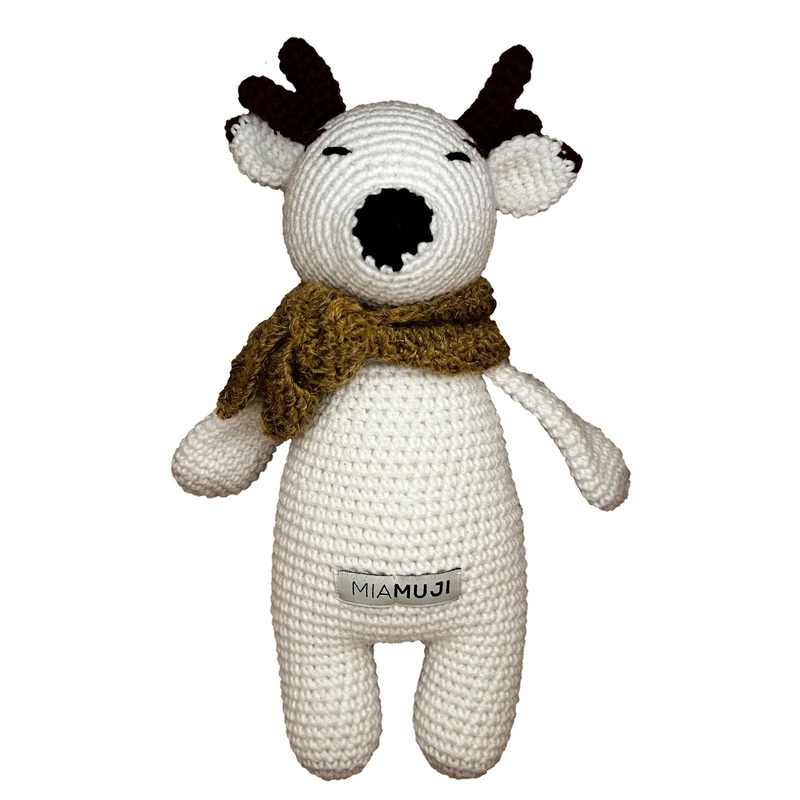 MiaMuji Crochet Dog Toy - Luna the Deer