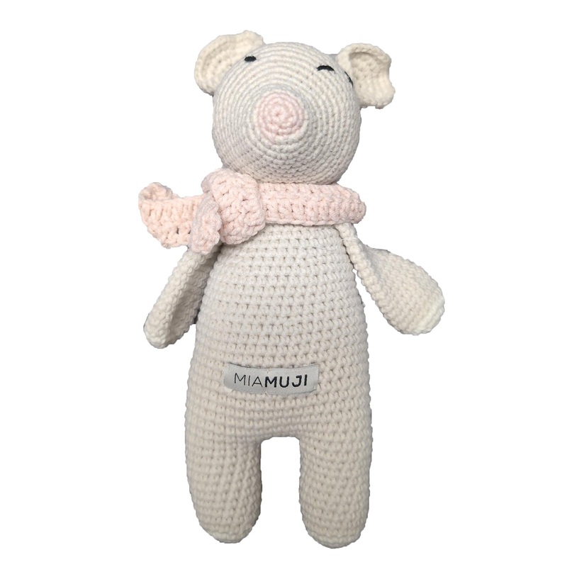 MiaMuji Crochet Dog Toy - Pauli the Mouse
