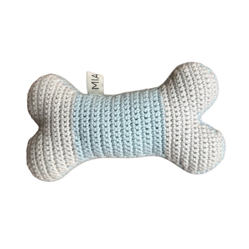 MiaMuji Crochet Dog Toy - Small Bone