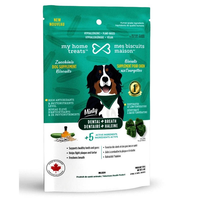 my home treats Dog Supplement Biscuits - Dental + Breath