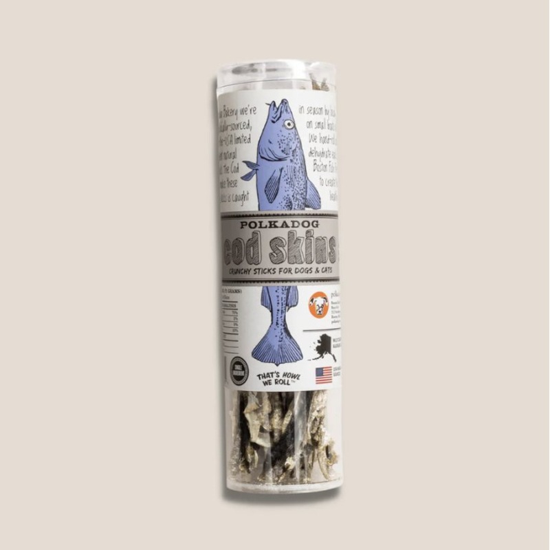 polkadog Cod Skins Jerky