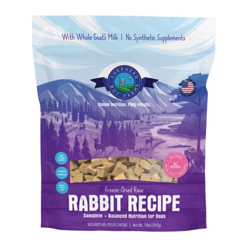 Shepherd Boy Farms Freeze-Dried Raw Treat - Rabbit