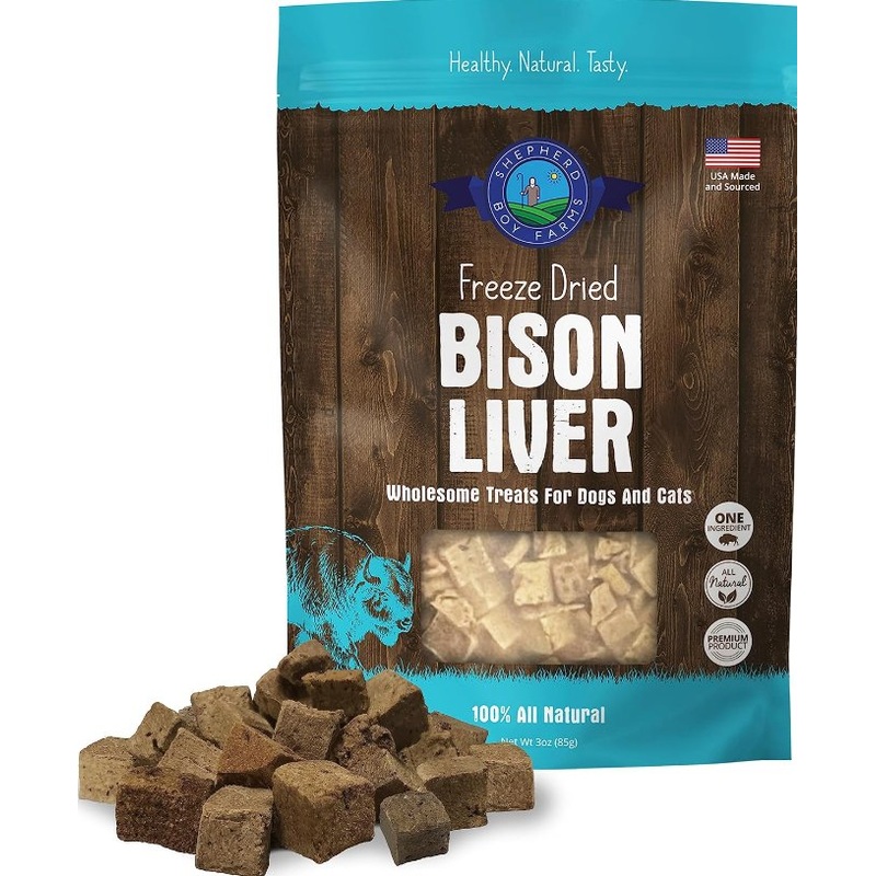 Shepherd Boy Farms Freeze Dried Treat - Bison Liver