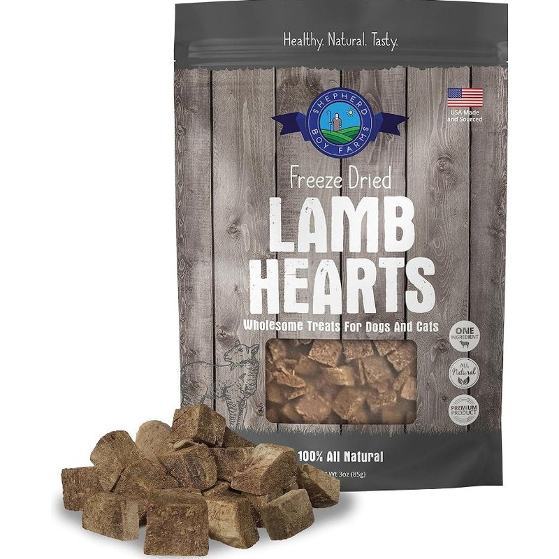 Shepherd Boy Farms Freeze Dried Treat - Lamb Heart