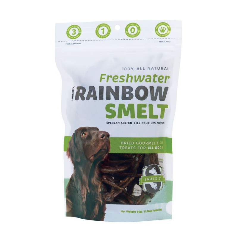 Snack 21 Freshwater Rainbow Smelt for Dogs
