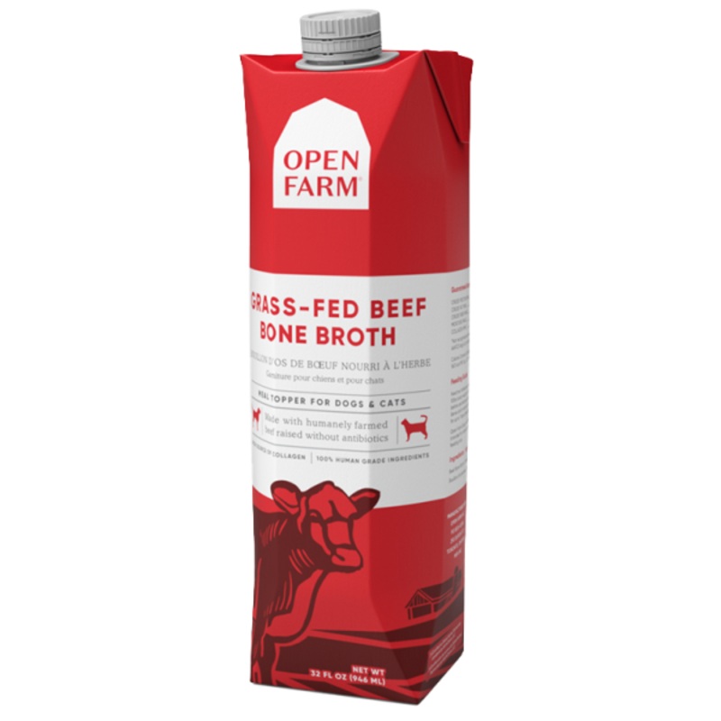 OF BBroth Topper Dog/Cat Hrvst Beef 33.8oz