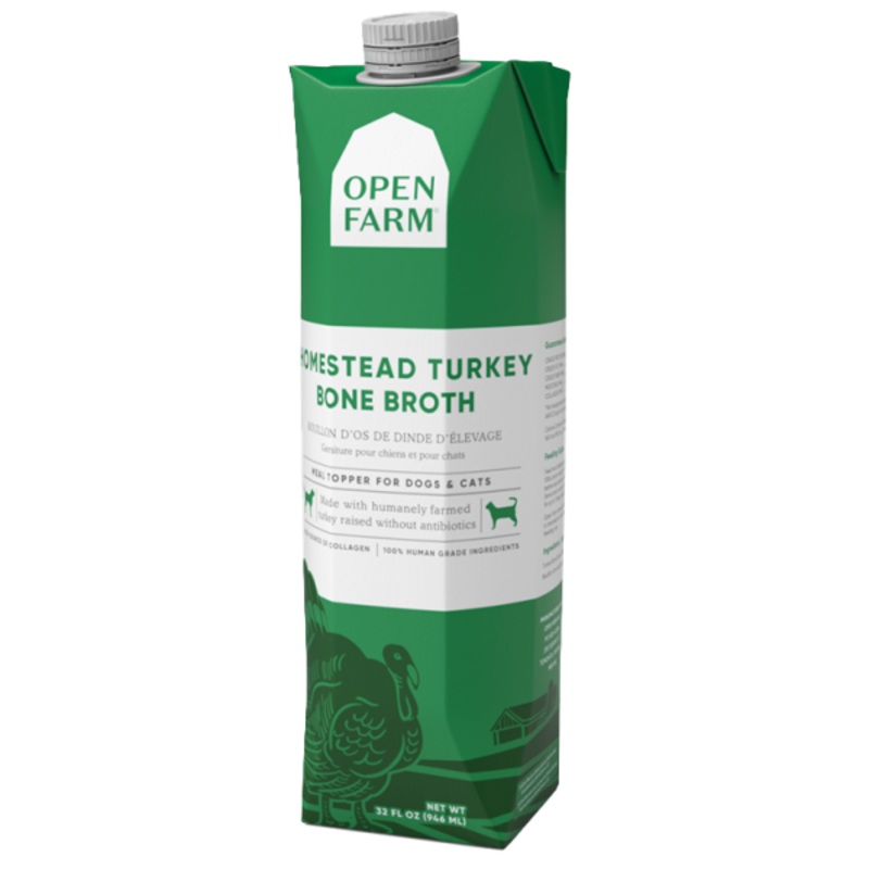 OF BBroth Topper Dog/Cat Hrvst Trky 33.8oz