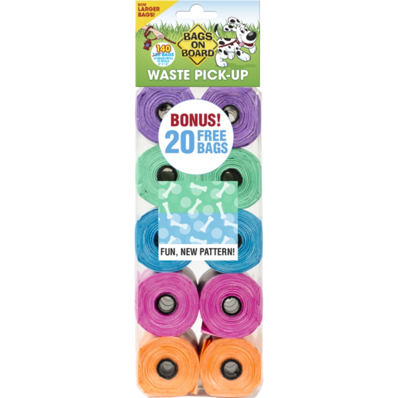 Poop Bag Refills Fashion Print | 10 Rolls 140 Bags
