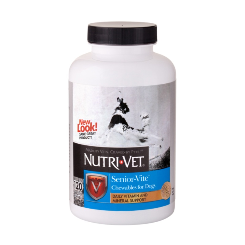 Senior-Vite For Dogs Liver Chewables 120 ct