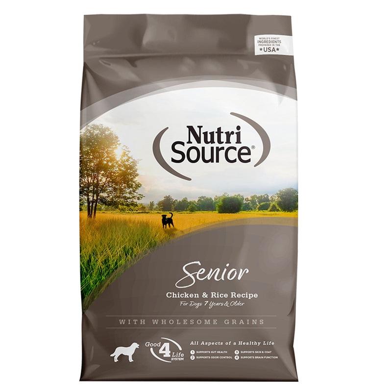 NS Dog Senior Chicken & Rice 15lbs