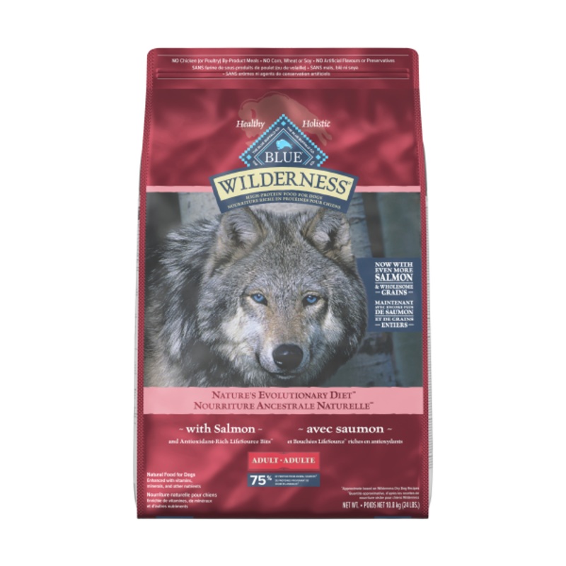 BB WILD Adult Salmon MM w/Grain 24lbs