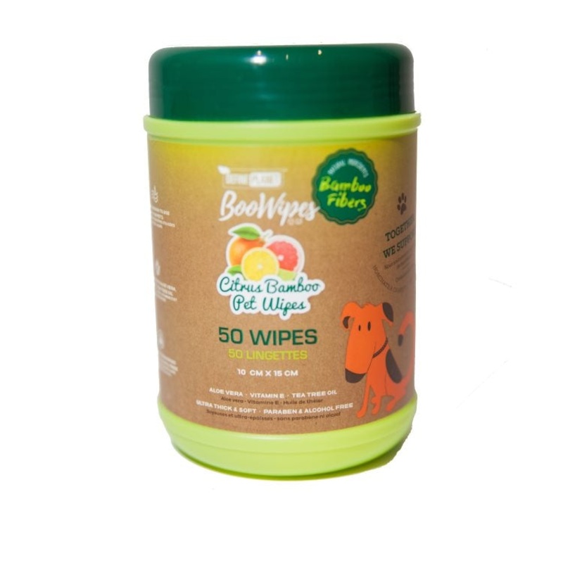Citrus Bamboo Pet Wipes 50pk