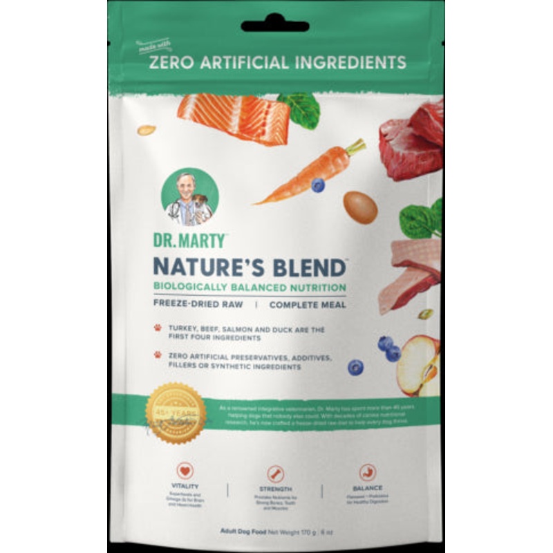 Dr. Marty Nature's Blend Original FD Dog Food 170g