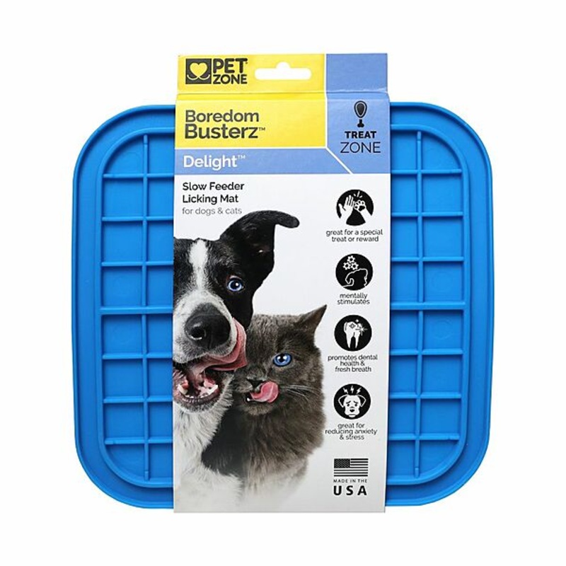 PZ Boredom Busters Delight Lick Mat Blue
