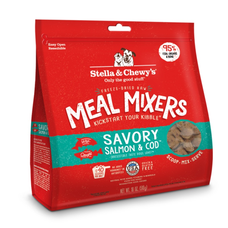 S&C FD Savory Salmon/Cod Meal Mixers 18oz