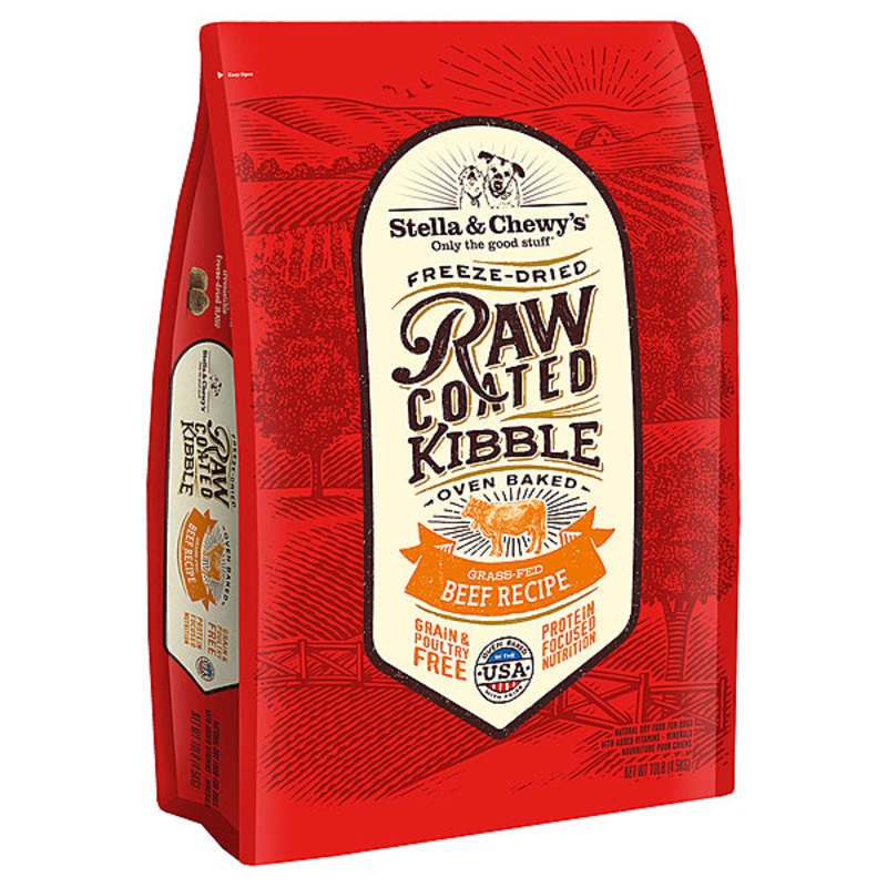 S&C Stella's Raw Coated FD Beef Recipe Dry 10lbs