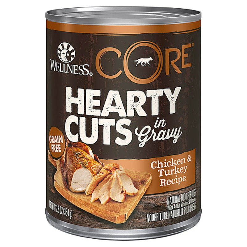 Wellness GF Hearty Cuts Chkn/Trky 12.5oz